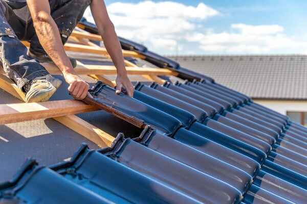 Roof tiling work by Southport roofers Rimmer Roofing